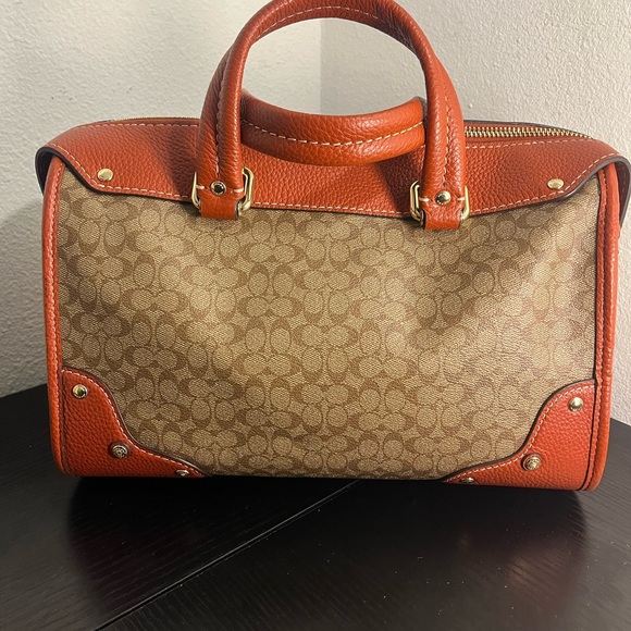 COACH Millie Satchel In Colorblock Signature Canvas - Picture 4 of 7